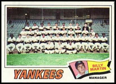 1 Yankees Team - Billy Martin MG